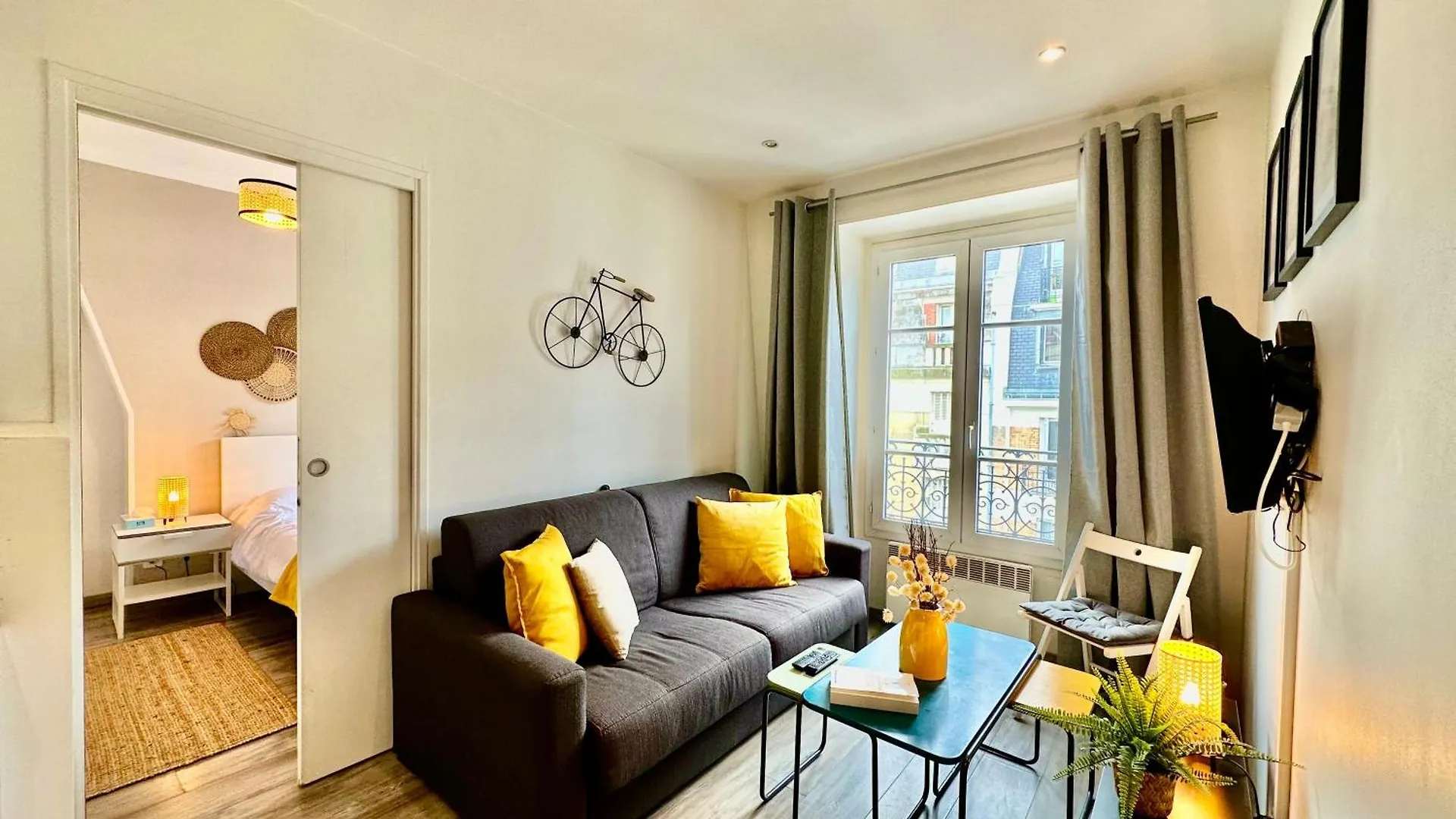 Apartment Bright And Stylish For 4 Next Eiffel Tower